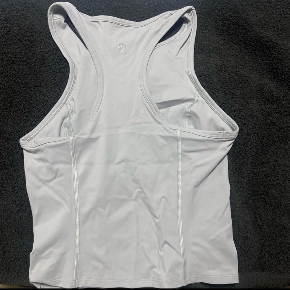 Lululemon Athletica Light Gray Tank Top - Picture 3 of 3